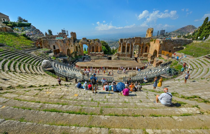 Sicilian Delights: Acicastello, Alcantara Falls, Taormina, Savoca, Messina, Aeolian Island